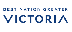 Destination Greater Victoria logo in dark blue